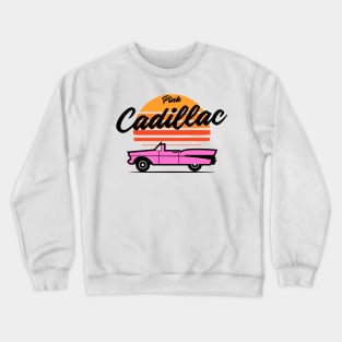 Pink Cadillac Sunset Crewneck Sweatshirt